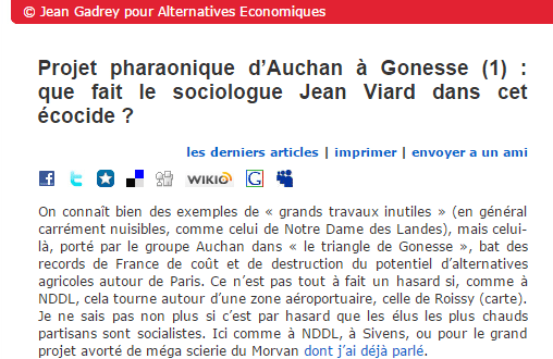 Blog de Jean Gadrey - Alternatives éconmiques