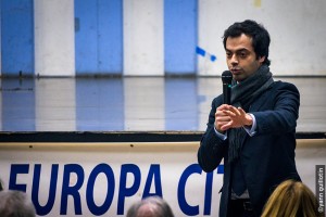 Vijay Monany, directeur de cabinet du Blanc-Mesnil, Conseiller départemental de Seine-Saint-Denis réunion du 7 mars à Aulnay-sous-Bois - Crédits photos @Yann Guillotin